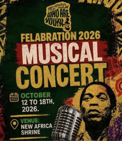 Felabration 2026 musical concert poster