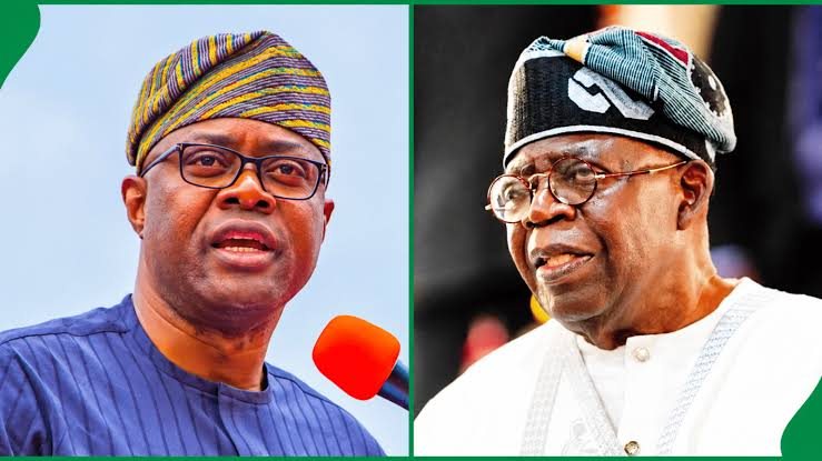 Seyi Makinde and Bola Tinubu