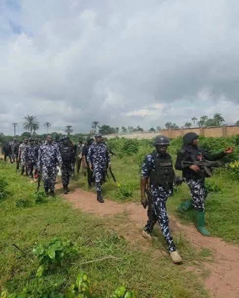Security operatives on patrol