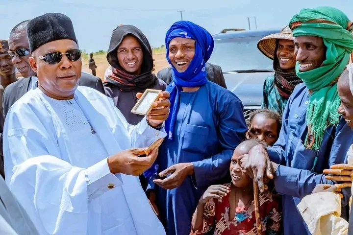 VP Shettima Meets Fullo Security Personnel During Borno Visit