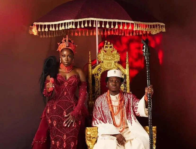 Zlatan Ibile And Partner Davita Share Traditional Wedding Pictures